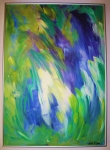 D63.Den lille buske. 50x70 cm. 3.500 Kr.